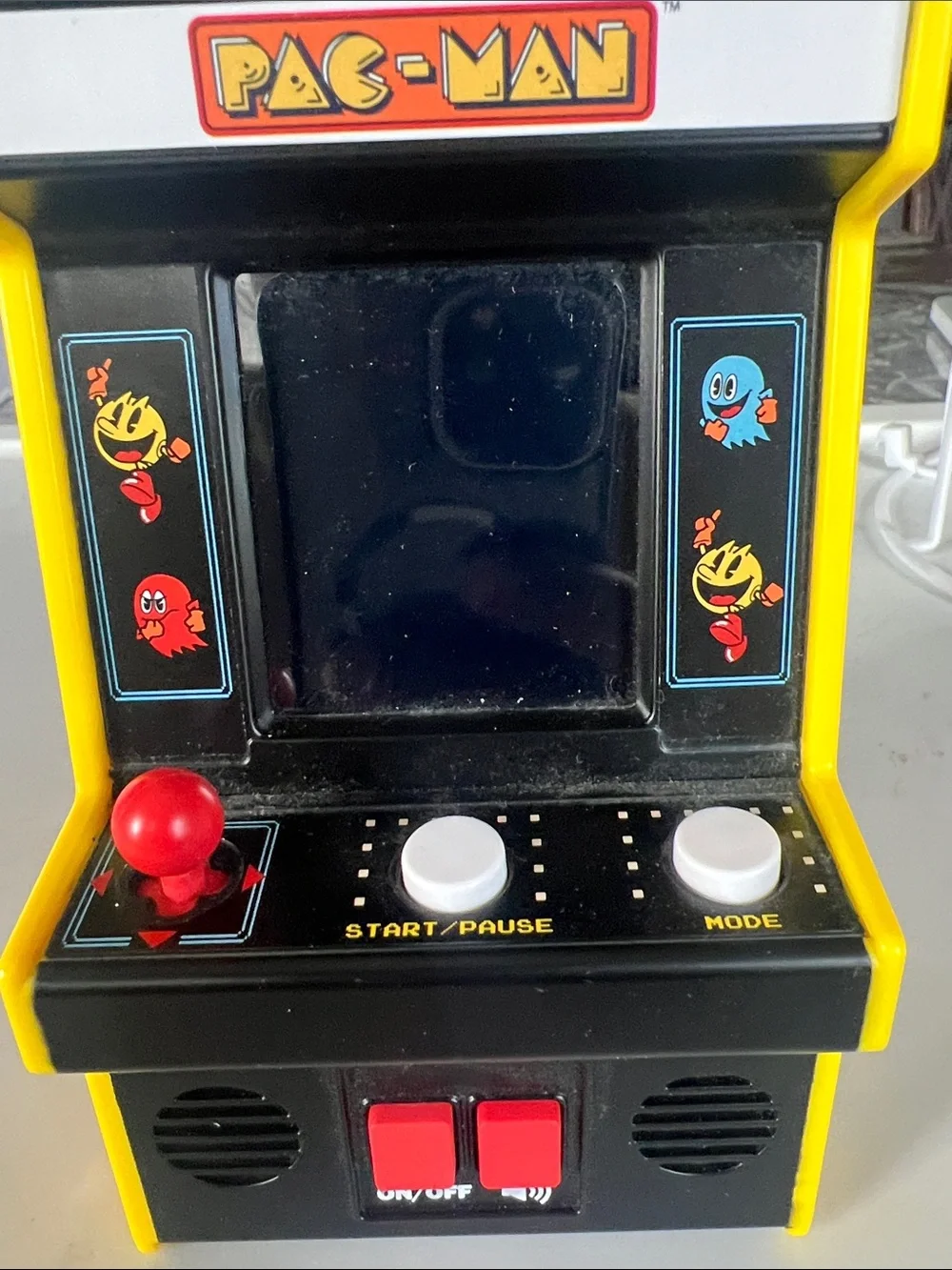 Pac-Man Mini Arcade Console - Yellow and Black
